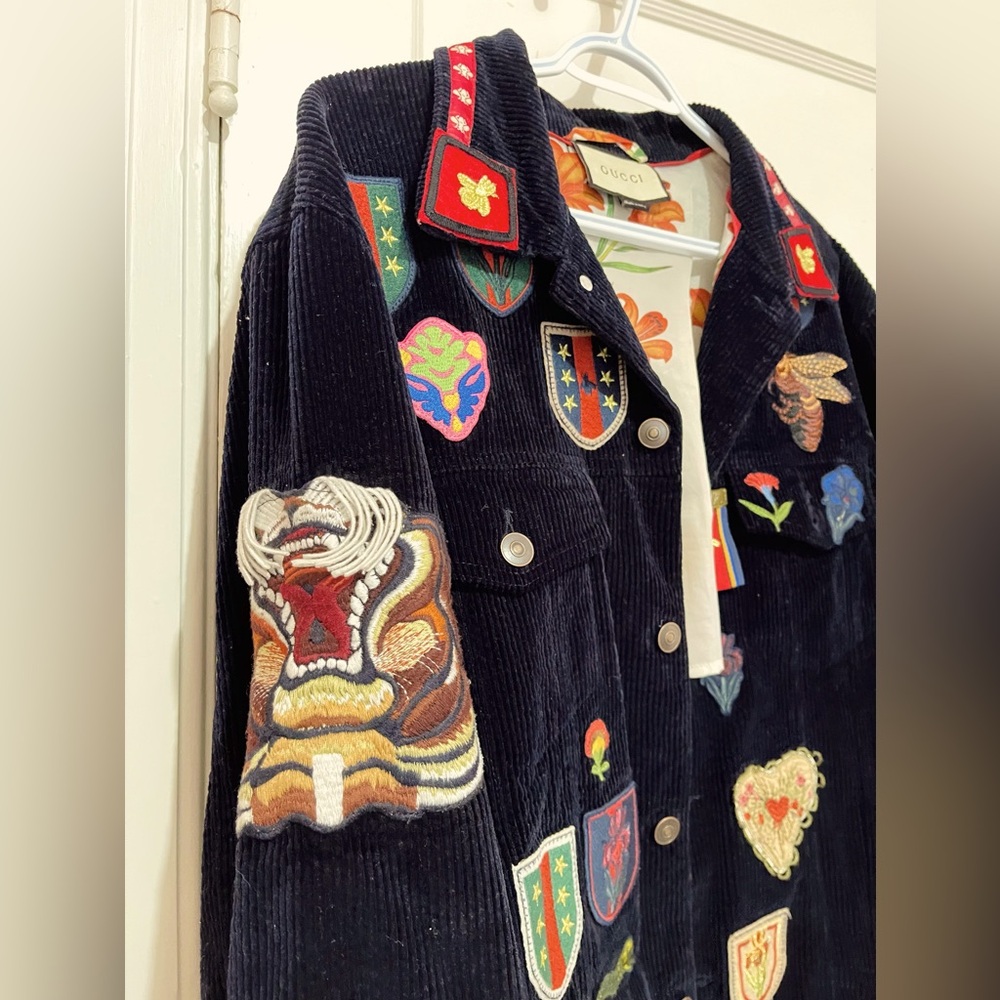 GUCCI L'AVEUGLE CORDUROY JACKET